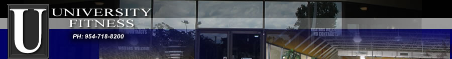 University Fitness Gym Tamarac, FL 954-718-8200